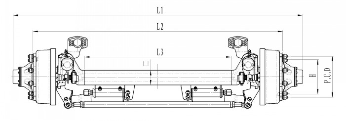 Схема рулевая ось