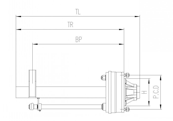 Схема заглушка оси,HS088001-00 