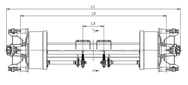 12T Spoke Axle schematics