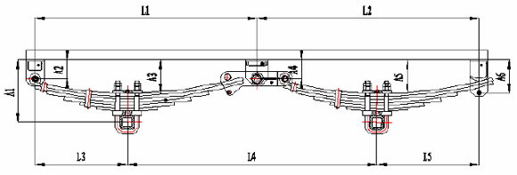 Suspension agricole schémas